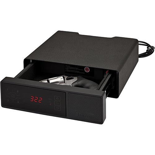 Hornady RAPiD Gun Safes with Instant RFiD Access to Guns and Valuables - Includes Rapid Safe for Firearms, RFiD Wristband, Key Fob, 2 Decals, 2 Barrel Keys and Security Cable
